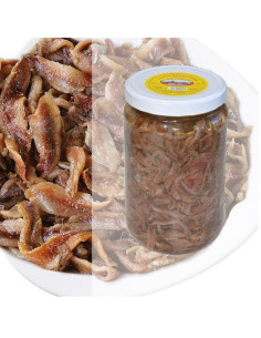 Filetti di Acciughe a Pezzi in Olio di Semi di Girasole - Vaso da 1,8 kg