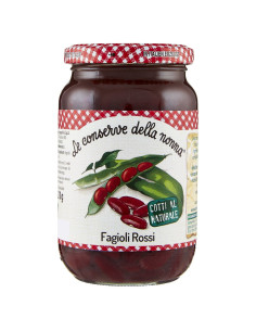 Le Conserve Della Nonna - Fagioli Rossi - Barattolo da 360gr - Salse e Spezie