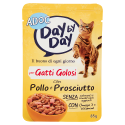 Pâté pour chats ADoC Day by Day pour chats Sterilizzati au boeuf - Boîte de  12 pots de 100 g - Aliments pour animaux de compagni