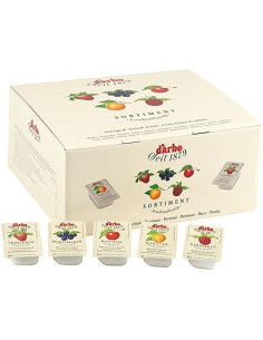 Darbo Confetture Assortite - Confezione da 100pz da 25gr - Confetture Miele e Nutella