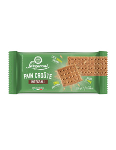 Pain Croute Biscotti Croccanti Integrali Lazzaroni - 9 Confezioni da 300gr - Biscotti e Fette Biscottate