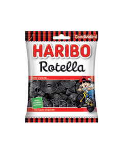 Haribo Rotella alla Liquirizia - 30 Confezioni da 100gr - Caramelle e Chewing Gum