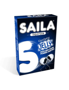 Saila Liquirizia Jelly - Confezione da 16 Astucci - Caramelle e Chewing Gum