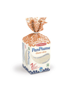 Pane Arte Bianca Pan Piuma al Grano duro senza crosta - 10 Confezioni da 400 gr - Pane Confezionato