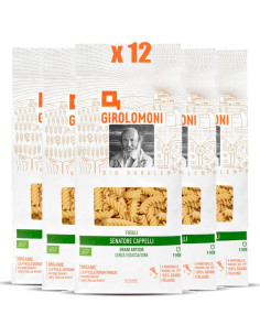 Pasta GIROLOMONI Fusilli Senatore Cappelli Bio - 12 confezioni da 500gr