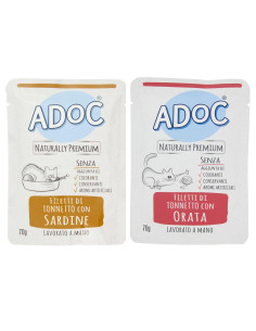 ADoC MIX ORATA SARDINA Cat Gatto - 20 Buste da 70gr